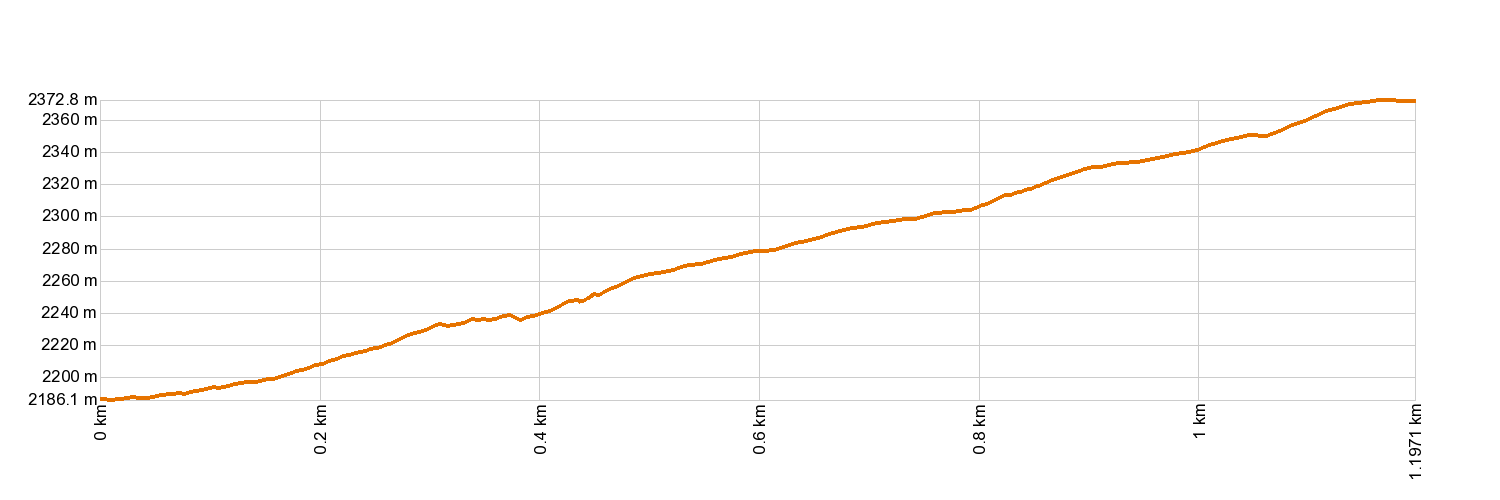 Altimetría 5. Degollada de Guajara